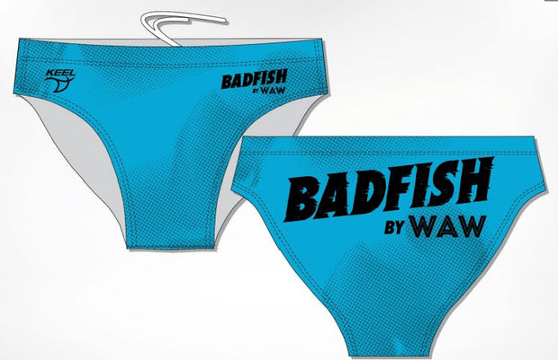 blue badfish male bodysurfing swimwear